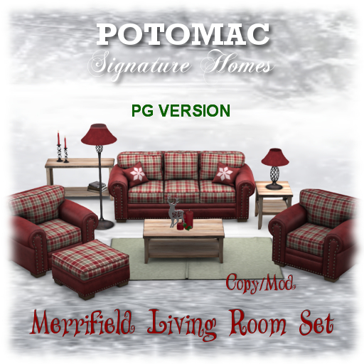 Second Life Marketplace Merrifield Living Room PG